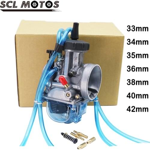 SCL MOTOS 33 34 35 36 38 40 42mm Motorcycle PWK KEIHIN Carburetor Carburador Carb with Power Jet For BING Vergaser