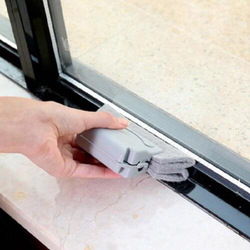 Creative Window Groove Cleaning Cloth Brush Slot Hand-Held Multipurpose Keyboard Brush Home Tools Gap Door Kitchen I0I2