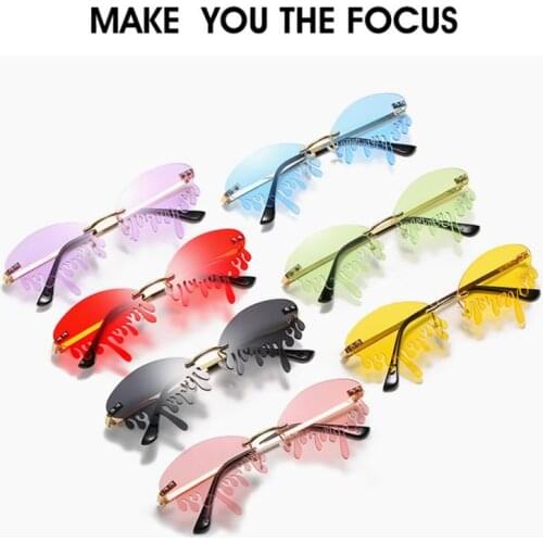 HOT！7 Color Outdoor Sports Cycling Driving Sunglasses Ocean Film Tears Sunglasses For Women Beach Glasses Alloy Frame Glasses