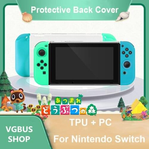 Clear Nintend Switch Console Back Bag Protective PC Shell Cover Joy-con Grip Skin Case For Nintendos Switch Console Hard Case