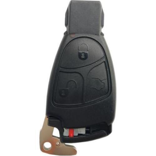 3 Buttons Smart Remote Key Shell FOB Case For Benz Sprinte C E CLK SLK Class With Battery Clamp & Key Blade