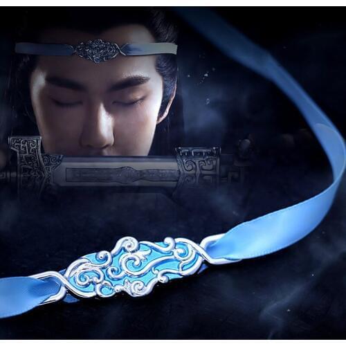 Lan Wangji Hair Jewelry Mo Dao Zu Shi Yaoi Headband Cosplay The Untamed Grandmaster of Demonic Cultivation Wei Wuxian Hanfu
