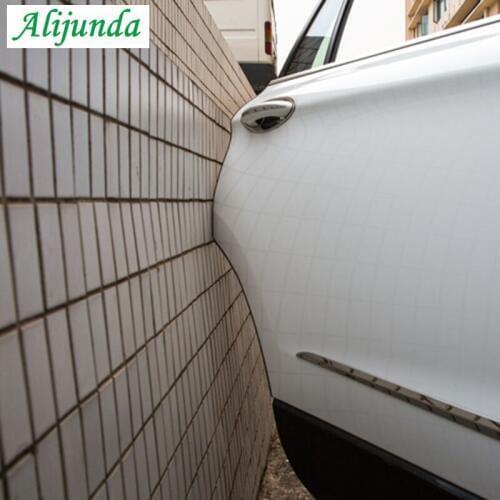 1PC 5M Length Black White Transparent Car SUV Side Door Edge Protection Stripe Scratch Protection Protection