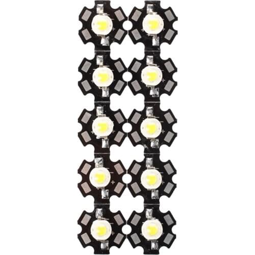 10 pieces 3W High Power Warm White LED Light Lamp Bulbs