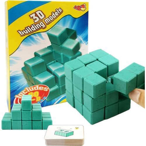 3D Model Building Blocks Toys for Children Logical Thinking Board Game Childrens Space Thinking And Hands-on Ability Toy