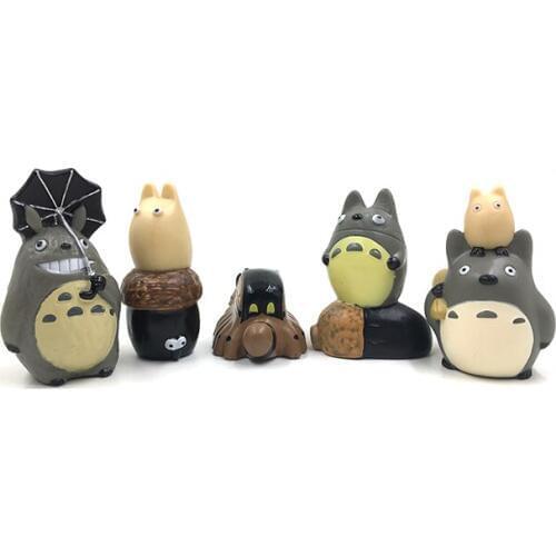 5pcs/lot Japanese Miyazaki Hayao anime Tonari no Totoro action figure collectible model toys for girls