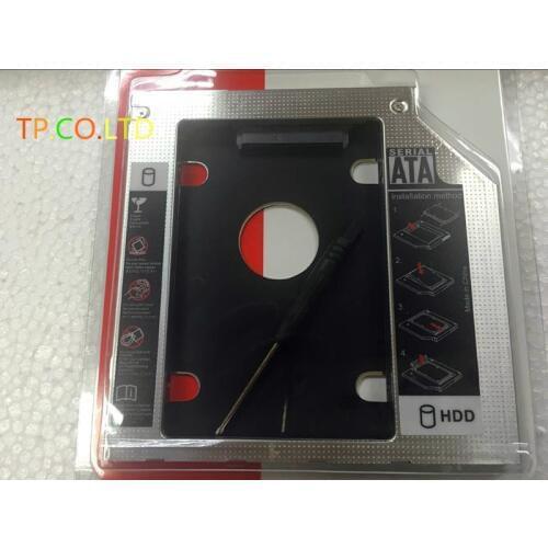 9.5mm 2nd Hard Drive HDD SSD Case Caddy Adapter for DELL Latitude E5440 E5540 E6440 E6540