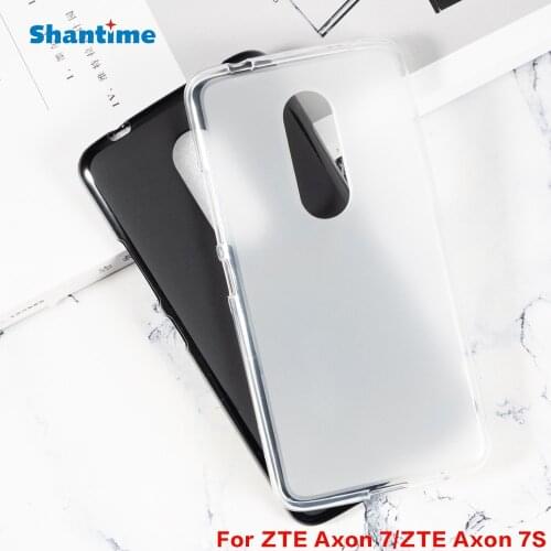 For ZTE Axon 7 Gel Pudding Silicone Phone Protective Back Shell For ZTE Axon 7S Soft TPU Case