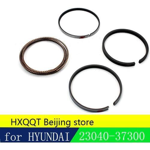 FOR Hyundai Tiburon Santa Fe Sonata FOR Kia Optima 2.7L 2001-2006 G6BA Engine Piston Ring Set OEM 23040-37300 2304037300