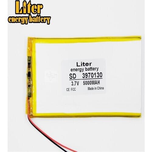 Li-po Liter energy battery new quality 3.7V 5000mAh 3970130 Lithium Polymer li-po li ion Rechargeable Battery