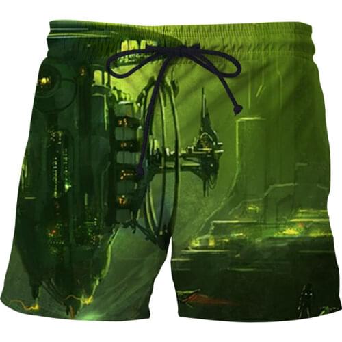 2021 Summer Mens 3D Printed Beach Shorts Running Sports Workout Shorts for Men Quick Dry Training Gym Athletic Mens Shorts