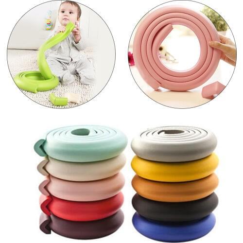 2M Baby Table Protector for Furniture Corner Guards Soft Foam Bumper Cover Furniture Wall Edge Bumper Strip Corner Protector