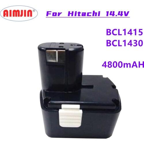 New 14.4V 4800mAh Replaceable Power Tool Battery for Hitachi BCL1430 CJ14DL DH14DL EBL1430 BCL1430 BCL1415 NI-CD Battery