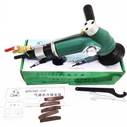 Pneumatic Water-Cooling Polisher Air Water Mill Stone Polishing Marble Grinding Miller 10000RPM Diameter 100MM SPG100