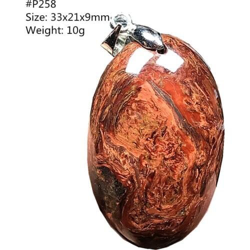 Top Natural Blue Red Pietersite Pendant Jewelry For Woman Man Crystal Egg Shape Beads Silver Namibia Power Energy Gemstone AAAAA