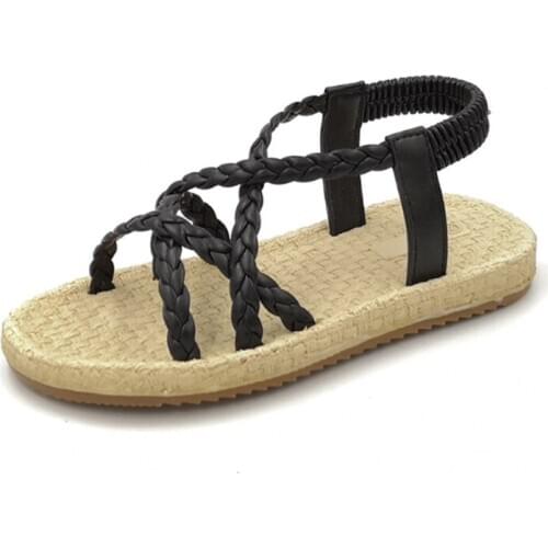 Casual girls sandals flat kids sandals soft lightweight