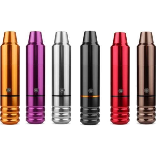 2018 Professional Tattoo Pen Gun Rotary Tattoo Machine For Cartridge Needles Tattoo Supplies RCA Connection Clip Cord