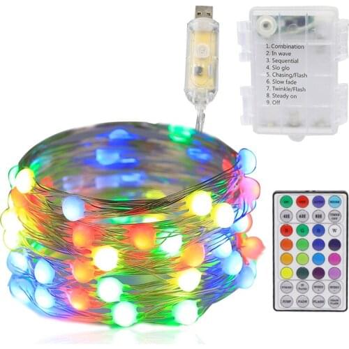 REACHYEA LED String Lights With Transparent Wire