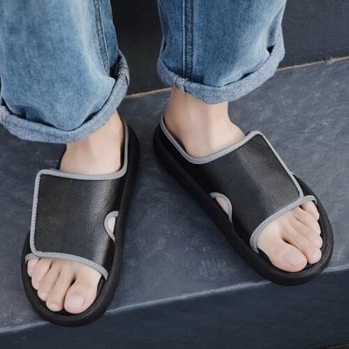 Men Slides Sandals Reef Sandals Men Sandalias Para Hombre Italian Summer Mens Beach Outdoor Gladiator Sandel For