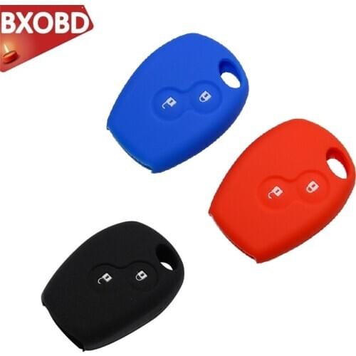 Car Remote Key Silicone Car Key Cover Case 3 Buttons For Renault Clio Scenic Megane Duster Sandero Captur Twingo Modus