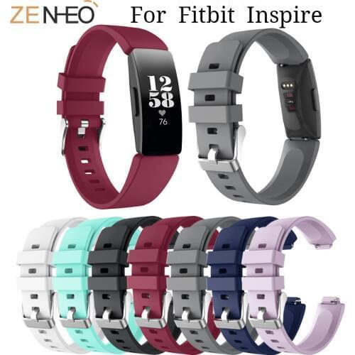 Silicone Wristband Strap For Fitbit Inspire / Inspire HR Watch Band Bracelet Replacement For Fitbit Inspire HR watches straps