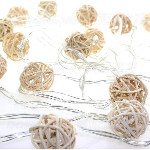 5m 20leds LED Ball string lamps wedding garden pendant garland Timbo lamp 110V/220V LED Christmas tree lights