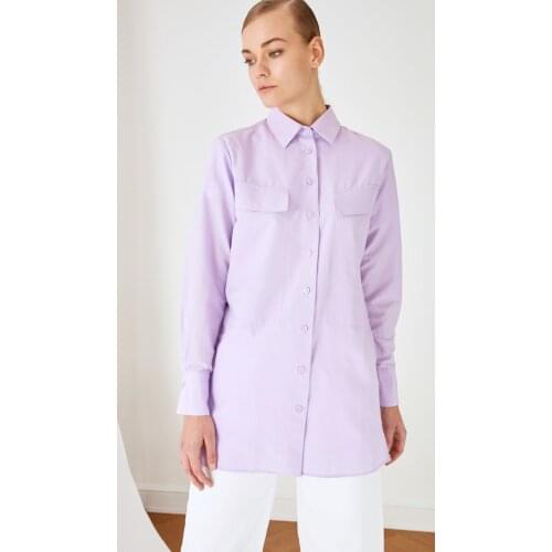 Trendyol Shirt Collar Tunic TCTSS21TN0059