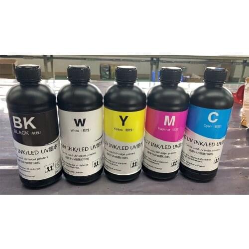 UV Ink for UV Printer Machine 500ml/Bottle 5 Color