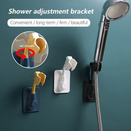 Universal Adjustable Bathroom Shower Head Holder Wall Mounted Hand Shower Holder Shower Brackets Bathroom Accessories