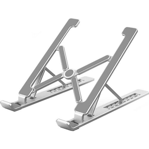 High-Quality and Durable 7 Angles and Heights Adjustable Aluminum Laptop Stand For Desk Portable Laptop Riser Laptop Holder
