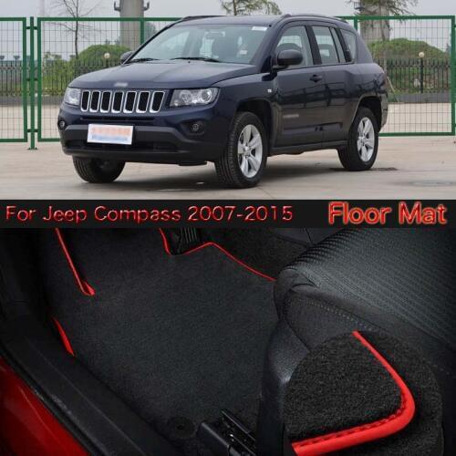 High Quality Soft Nylon Custom Made Non Slip Heavy Duty Floor Carpet Mat Rugs For Jeep Compass 2007-2015