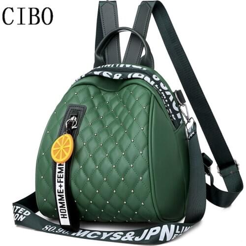 2020 Women Leather Backpacks High Quality Female Vintage Backpack For Girls School Bag Travel Bagpack Ladies Sac A Dos Back Pack