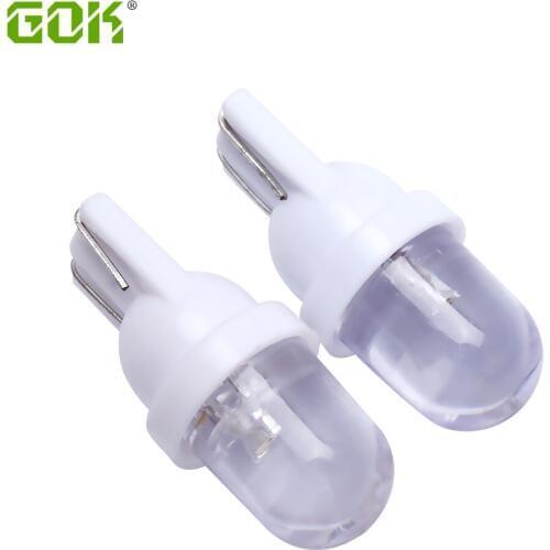 100 X T10 W5W 194 168 1 LED convex Wedge bulb t10 1LED lamp door lamp instrument lamp Dashboard lamp white red blue