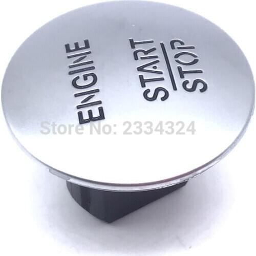 2215450714 Keyless Go Start Stop Push Button Engine Ignition Switch Silver For Mercedes Benz W164 W205 Switches