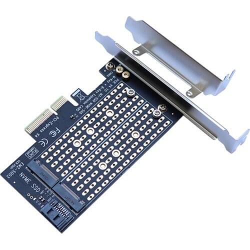 PCIE To M2/M.2 Adapter Add On Cards SATA M.2 SSD PCIE Adapter NVME/M2 PCIE Adapter SSD M2 To SATA PCI-E Card M Key +B Key Cards