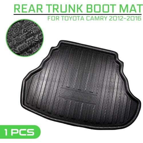 Car Carpet Rear Trunk Anti-mud Cover For Toyota Camry 2012 2013 2014 2015 2016 Floor Mat