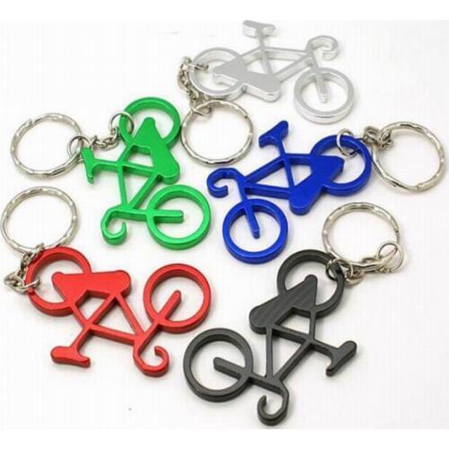 Free Shipping+Wholesale 800pcs/lots Cute Bike Bicycle Metal Beer Bottle Opener keychain key rings for bike
