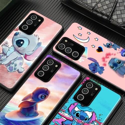 Disney Cute Stitch For Samsung A72 A52 A02 S A32 A12 A42 A51 A91 A81 A71 A41 A31 A21 S A11 A01 A03 Core UW Phone Case