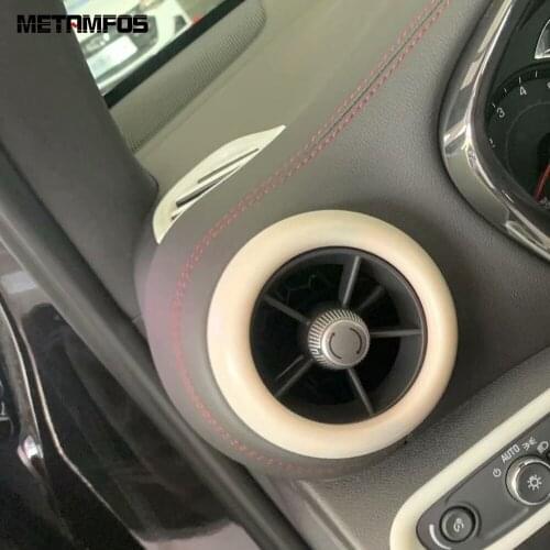 For Chevrolet Blazer 2019 2020 Side Front Air Condition Vent Outlet Cover Trim Molding Decoration Frame Accessories Car Styling