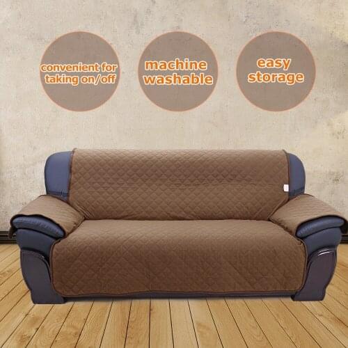 Double Side Sofa Cushion Pets Dogs Sofa Covers 3 Seats Removable Recliner Slipcovers Sofa Protection Cover Towel Pet Sofa Cover