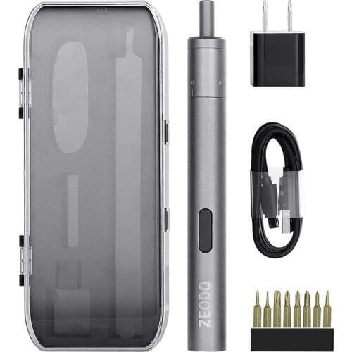 JZL-G mini electric screwdriver rechargeable aluminum alloy shell dual power mode with lithium battery powered screwdriver