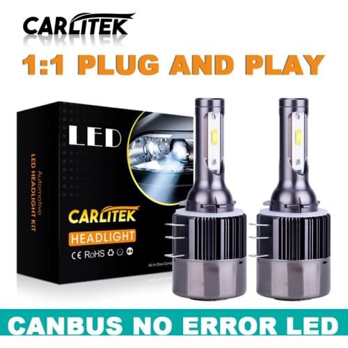 H15 LED Bulbs Canbus Motorycycle Running lights CSP Car Headlight Auto 6000K White 16000LM Mini Free shipping 2pc 12V CARLitek