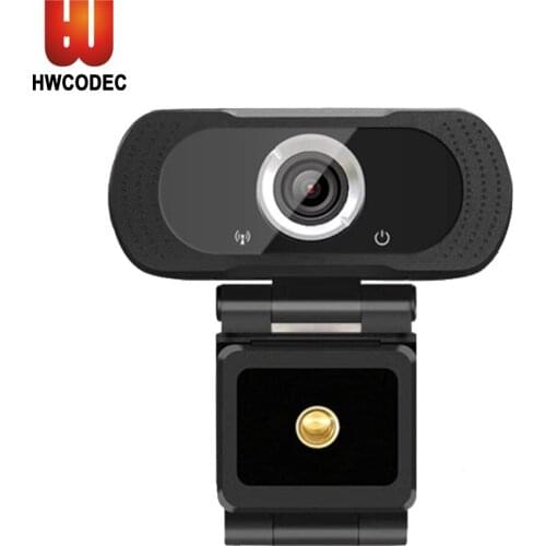 HWCODEC HF-W1 Webcam 1080P, HDWeb Camera with Built-in HD Microphone 1920 x 1080p USB Plug and Play Web Cam