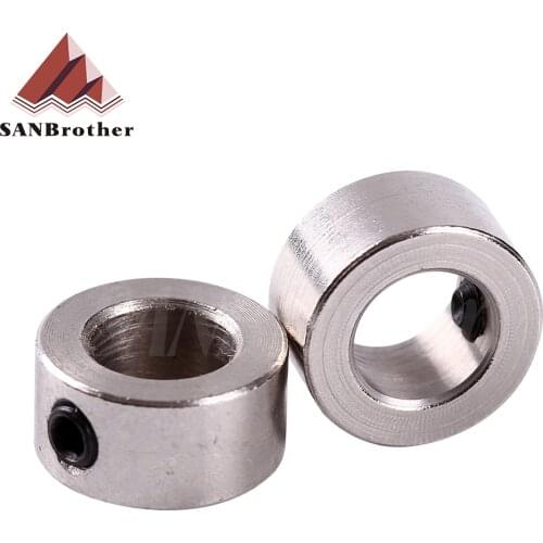 Openbuilds Lock Collar T8 Lead Screw Lock Screw Lock Ring Lock Block Isolation Column 2/3/4/5/6/7/8/10/12mm for 3D Printer CNC