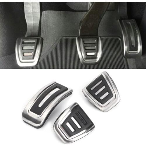 3Pcs/Set Anti-Skid Accelerator Brake Pedal Pads Kit Car Accessory Fit for Audi A1 A3 TT Car accessories