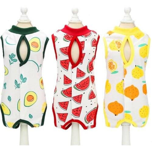 Pet Cat Sterilization Suit Kitten Vest Summer Surgery After Recovery For Cats Anti-licking Cats Weaning Costumes