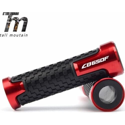 7/8''Motorcycle Handle CAPS/Handlebar Grip CNC 22MM Universal Street Racing Moto Racing Grips parts For HONDA CB650F CB 650F