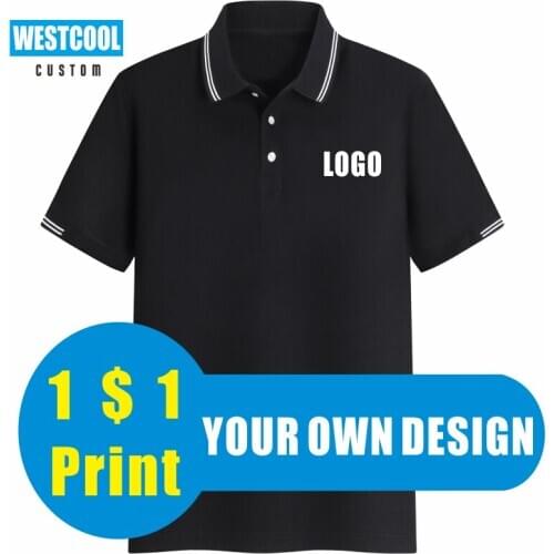 Fashion Men And Women Polo Custom Logo Embroidery Cheap Short-Sleeved Polo Shirts Team Clothes WESTCOOL2020