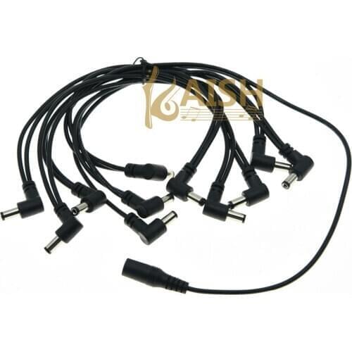 KAISH 1 To 11 Guitar Effects Pedal Power Supply Adaptor Splitter Cable Daisy Chain