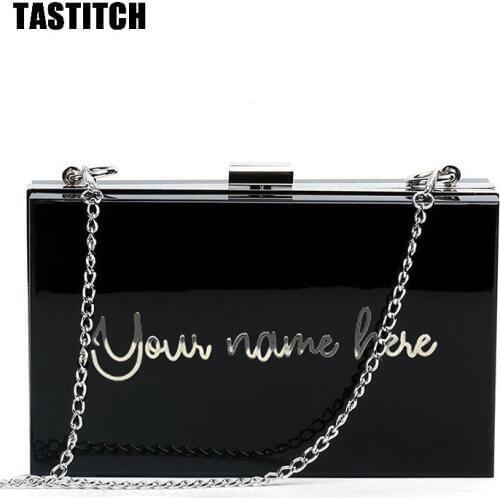 Personalized Metal Foil Acrylic Bag Purse Bridesmaid Clutch Bridesmaid Bag Custom Mrs Clutch Bride Box